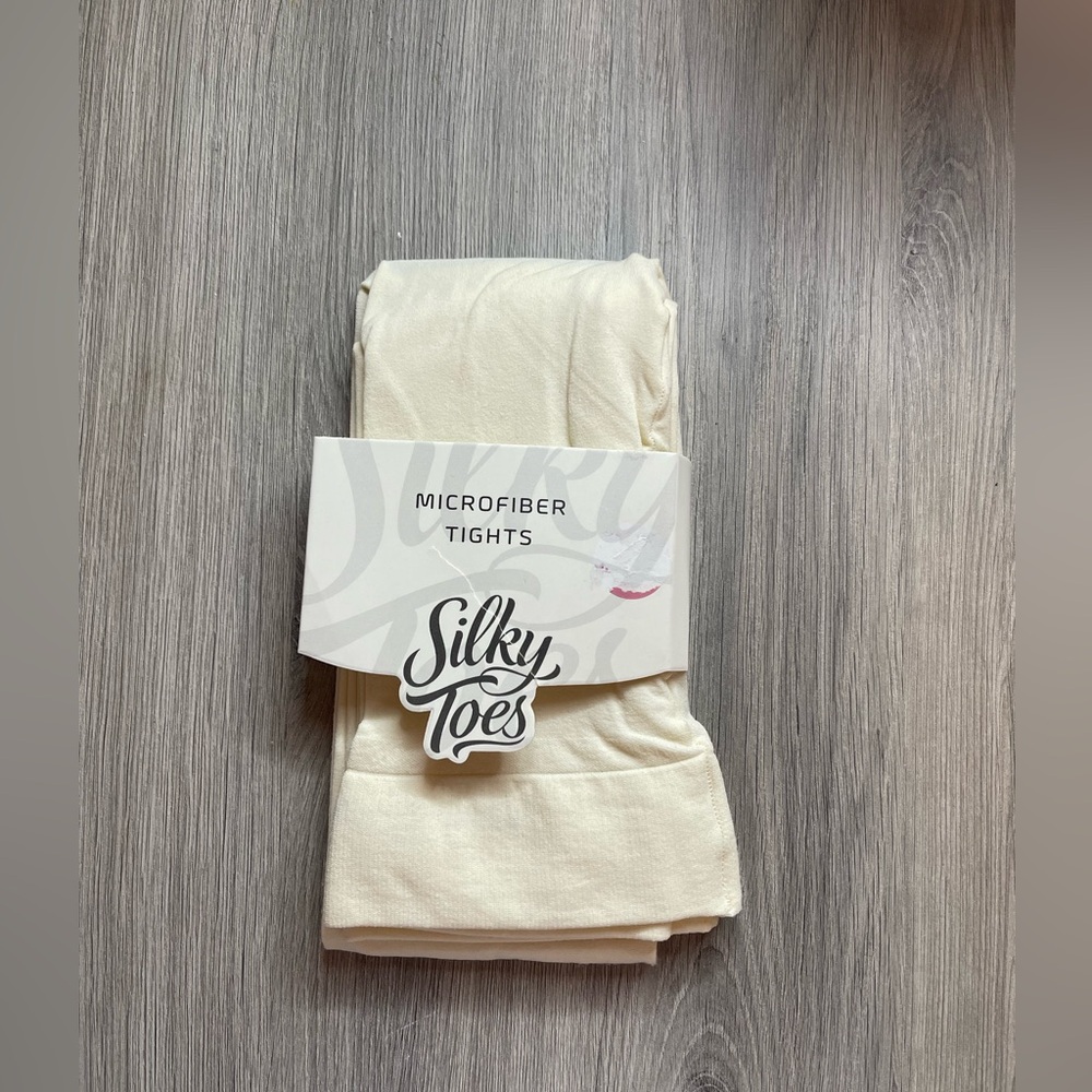 New Silky Toes Microfiber Tights 14/16 - Cream